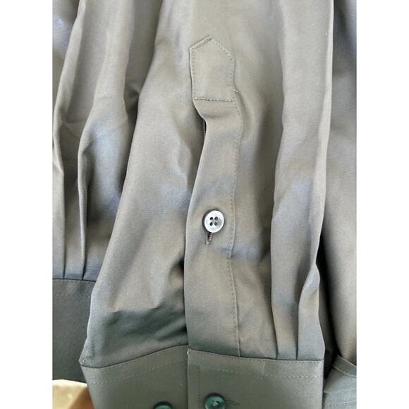 Men's Dress Shirts Solid Long Sleeve Stretch Wrinkle-Free Formal Shirt Busine... - Picture 6 of 12